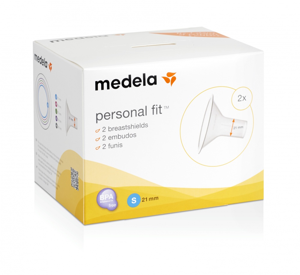 Воронка к молокоотсосу Medela, 2 штуки в упаковке, размер S  